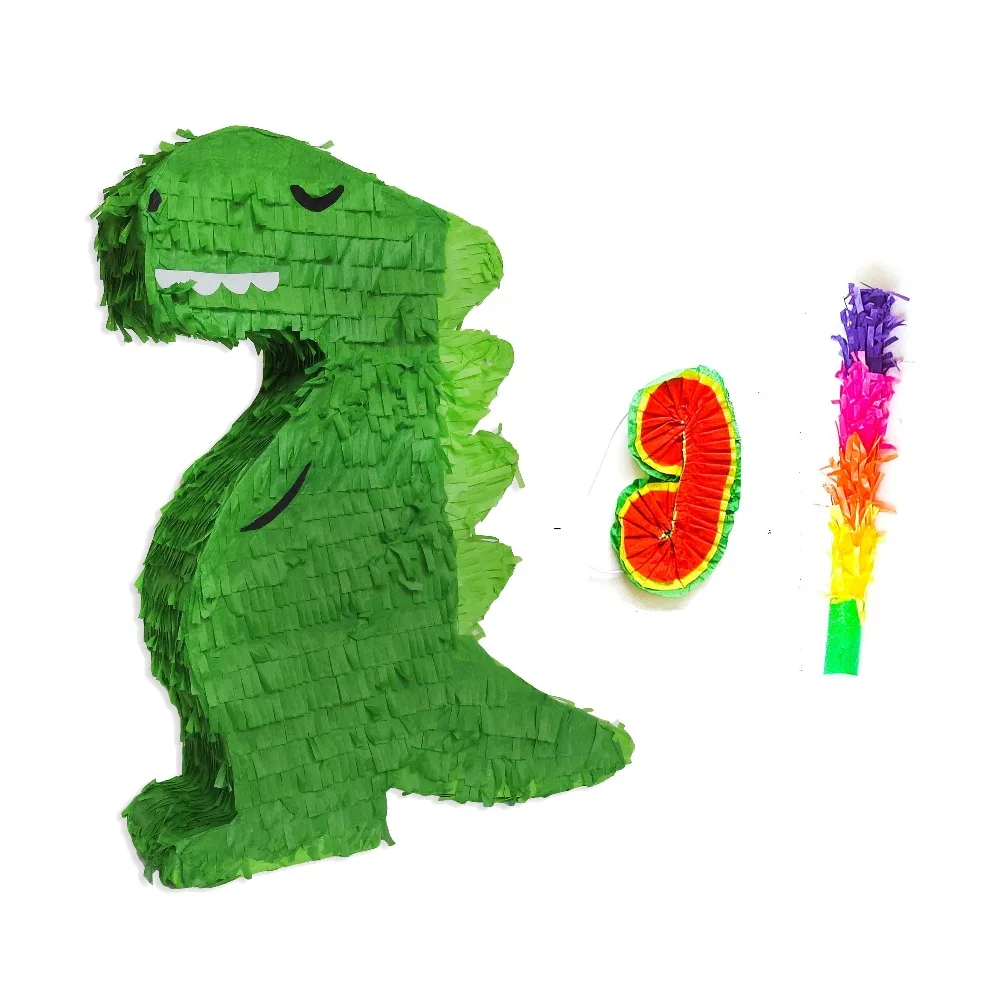 Большой динозавр Pinata,, 35*8,5*43 см, большой динозавр Pinata, для детей, для девочек, на день рождения, заполняемый