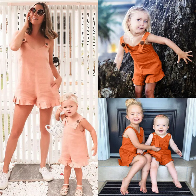 

Summer Newborn Infant Baby Girls Cotton Romper Outfits Jumpsuit Bodysuit Clothes Newest Casual Cute Promper