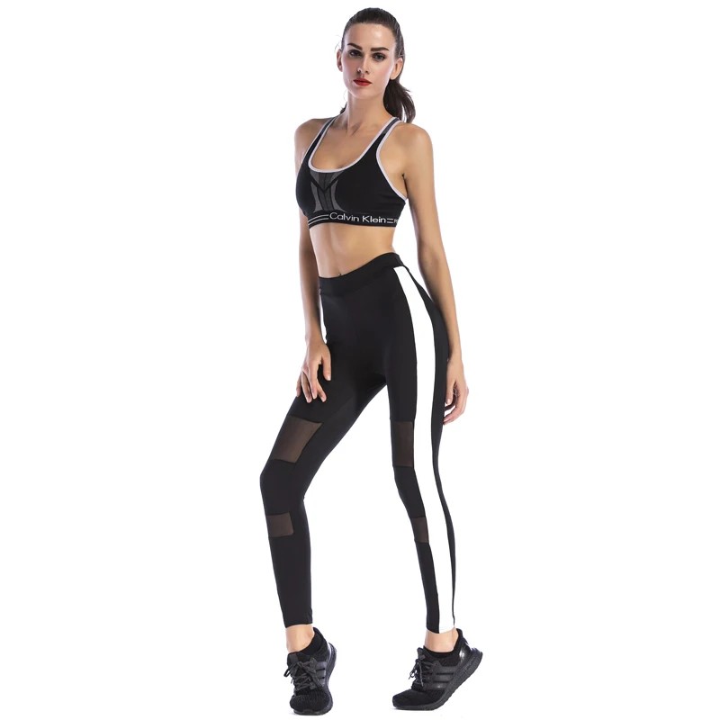 Caidi Kedani 2019 тренировки Леггинсы для женщин для брюки девочек тренажерный зал печати спортивные штаны тянущиеся леггинсы для фитнеса