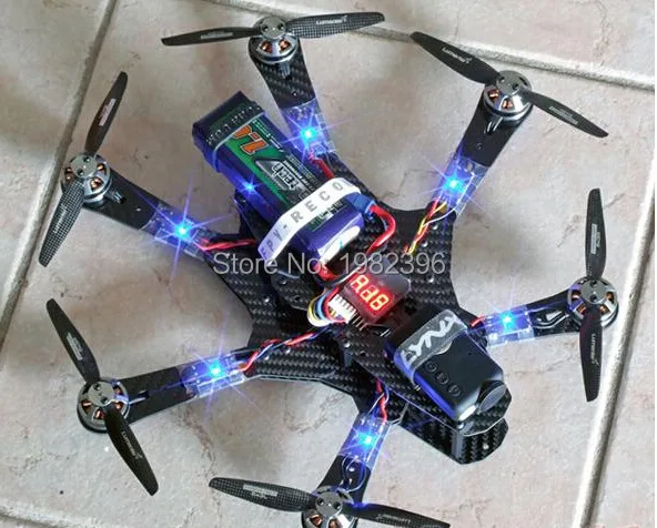

NEW RD290 Mini 290 290mm Hexacopter 6 Axles FPV Racer Pure Carbon Fiber