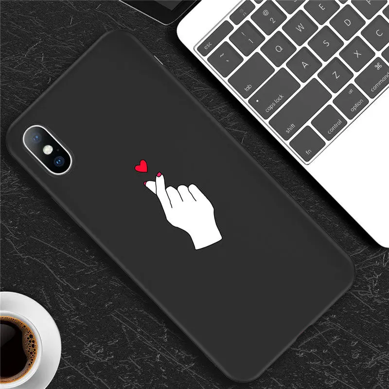 Ottwn силиконовый чехол для телефона для iphone X XS XR Xs Max 8 7 6 6s 5S SE Love Heart Space Stars Мягкий ТПУ чехол s для iphone 7 задняя крышка - Цвет: 3360