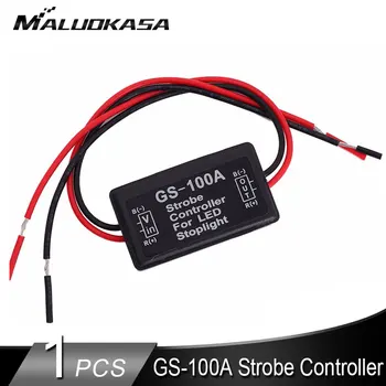 

GS-100A Flash Strobe Controller 12V-24V for Motorcycle Stop Signal Flashing Back Rear Brake Stop Light Lamp Car Accessories