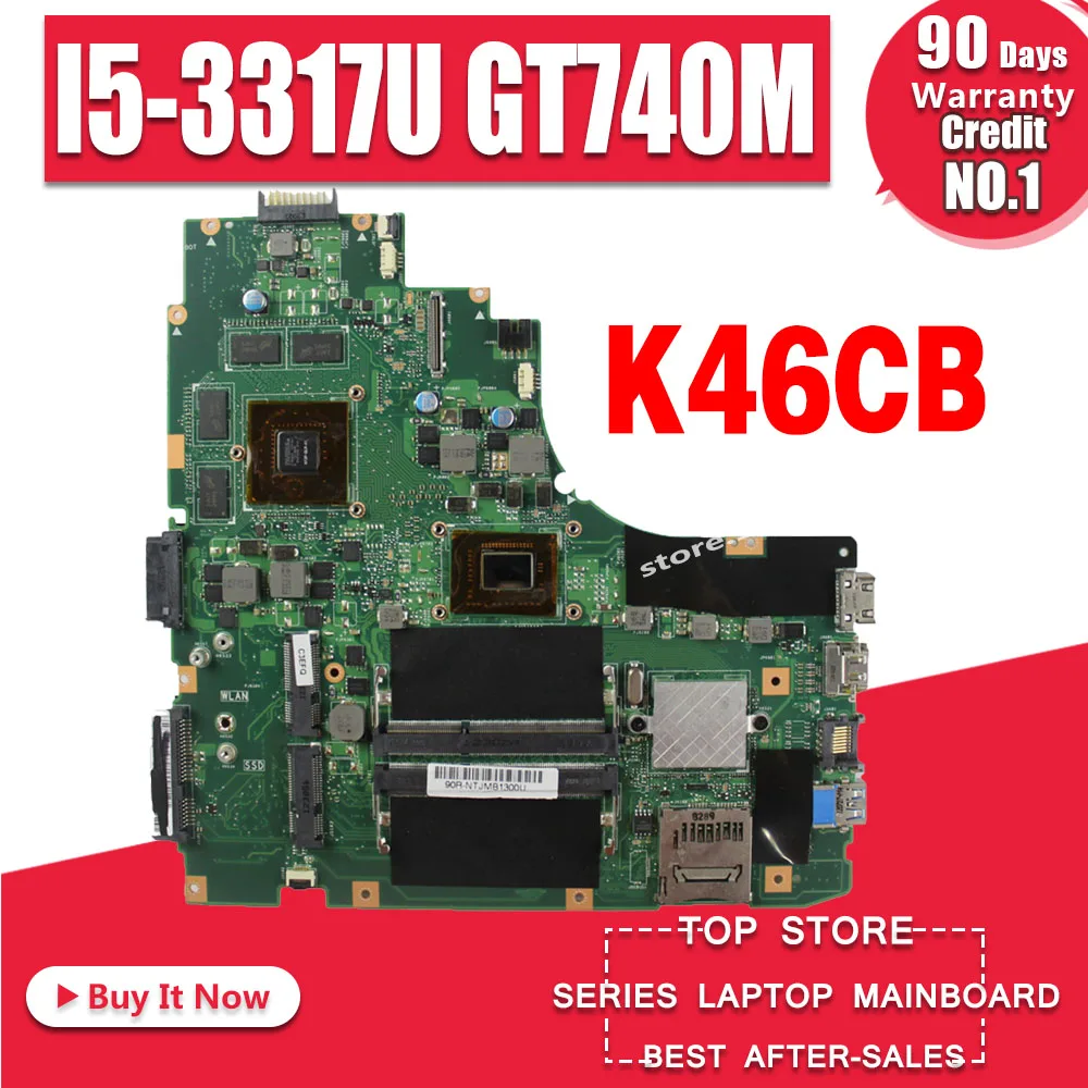 K46CM Motherboard i5 CPU GT740M For ASUS K46CB K46CM K46C A46C Laptop