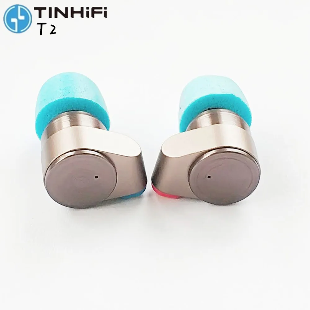 TINHIFI T2 наушники двойной динамический привод HIFI бас наушники DJ металлические 3,5 мм наушники-вкладыши с MMCX наушники оловянные T2 T3 T4