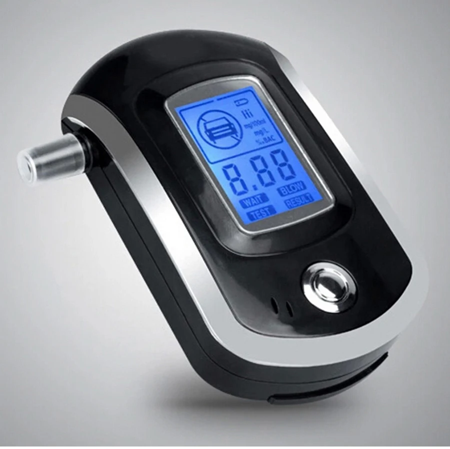 Yorking LCD Display Digital Professional Police Breath Alcohol Tester Self Digital Analyzer Detector Breath Analyzer 