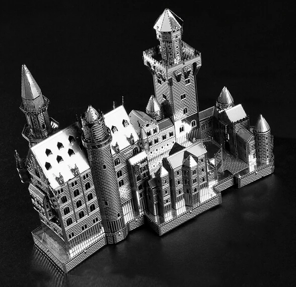 Nuevas llegadas Juguetes Educativos DIY 3D Metal puzle Neuschwanstein Castillo modelo para niños/adultos Juguetes Educativos modelo Nuevas llegadas Juguetes Educativos DIY 3D Metal puzle Neuschwanstein Castillo modelo para niños/adultos Juguetes Educativos modelo