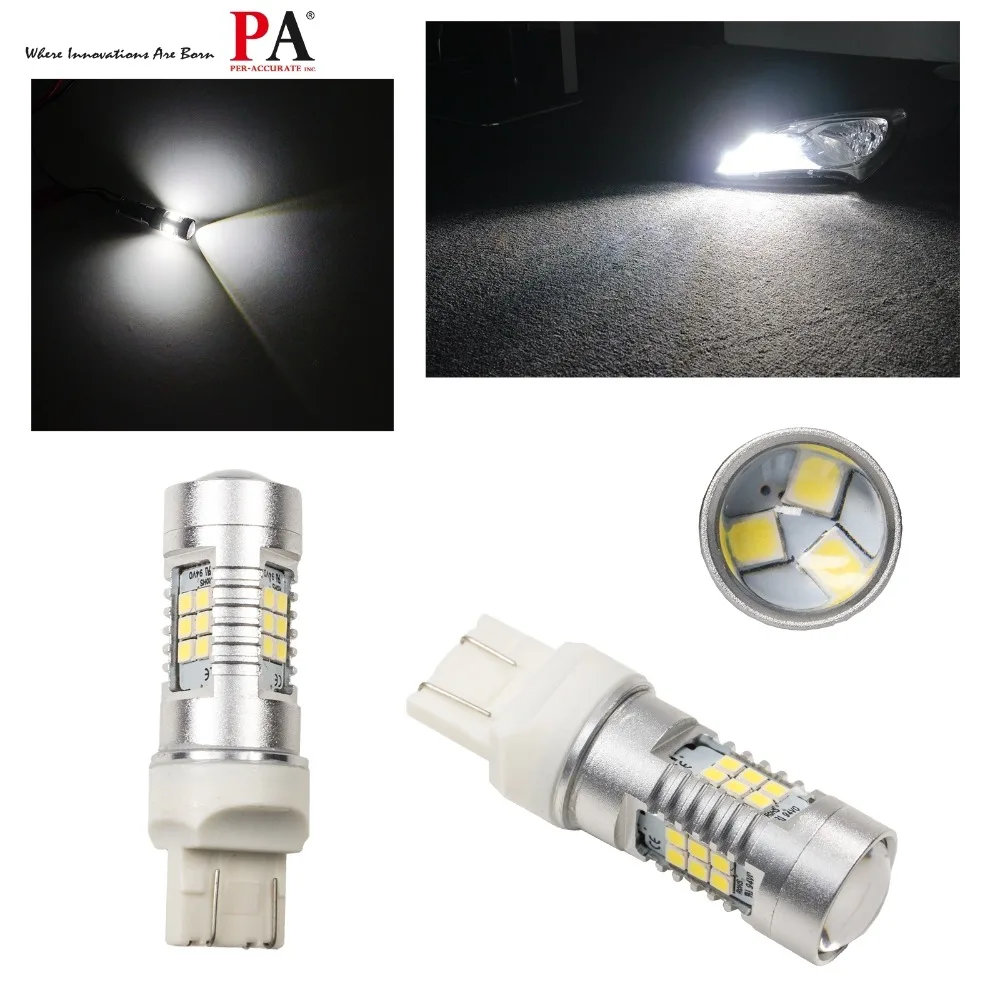 PA светодиодный x T20 7443 7440 2835 21SMD из 2 предметов Белый фонарь задний