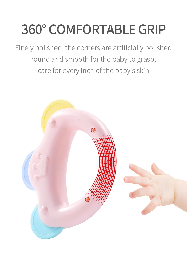 Набор из 13 шт. детские погремушки игрушки Новорожденные ручные колокольчики 0-12 месяцев прорезывание зубов безопасное развитие рано утром