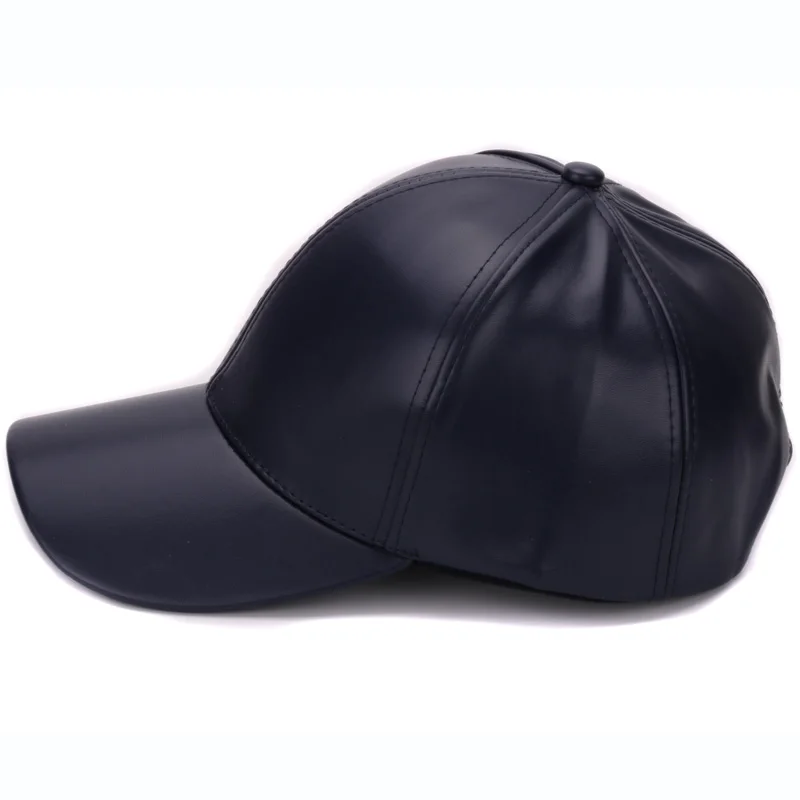 Классическая простая бейсболка HATLANDER из искусственной кожи модная кепка без
