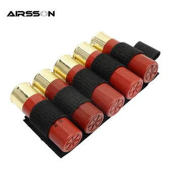 

New 1000D Portable Shell Reload Strip Shotgun Bullet Pouch Ammo Carrier Airsoft Tactical Hunting Rifle 5 Shells Cartridge Holder