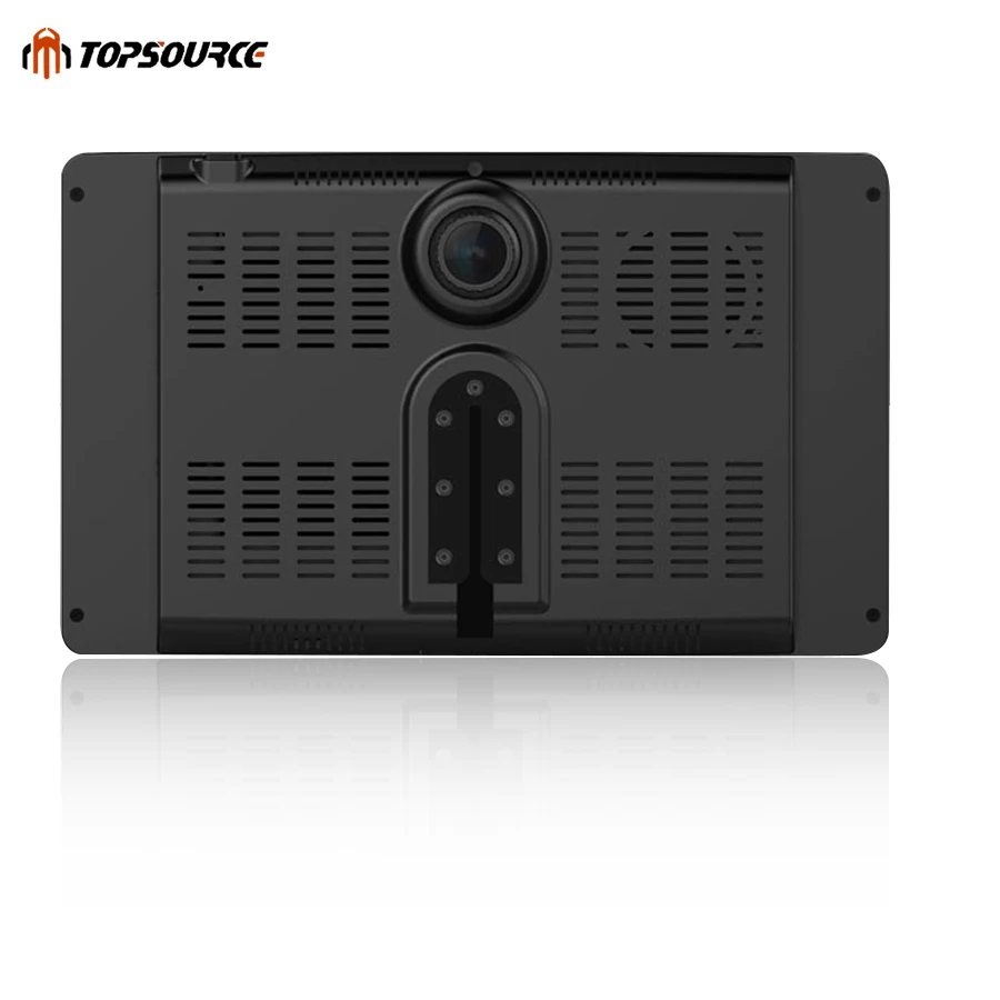 Topsource 9 дюймов ips sceen gps навигатор для грузовика Автомобильный видеорегистратор с