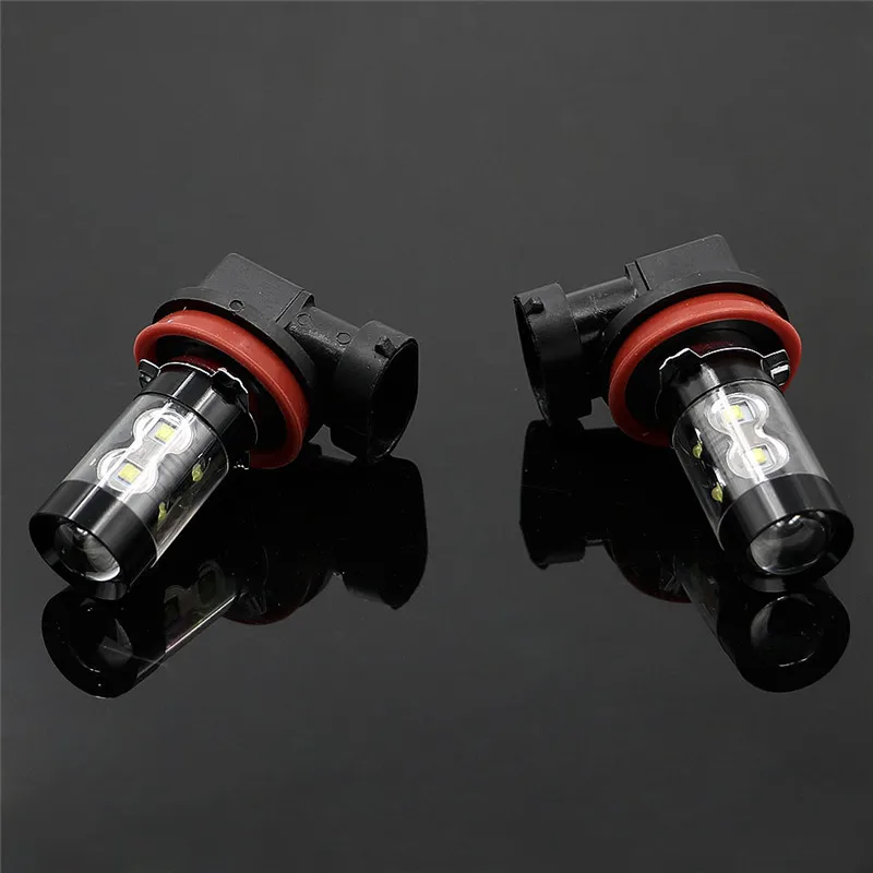 

2X Lighting H10 9145 Power 50W 6000K White LED Lights Bulbs For Chrysler Pontiac Cadillac GMC Isuzu Car Truck Fog Lights Lamps