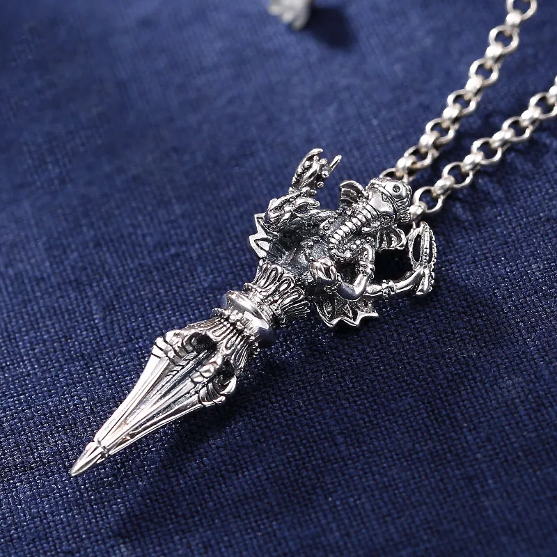 

Pure Sterling Silver Fashion Buddha Pendant Women's Pendant S990