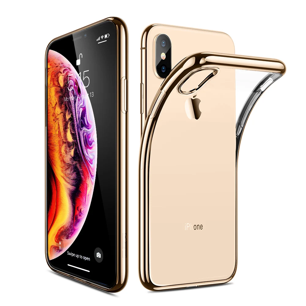 ESR чехол для iPhone XS XR XS Max прозрачный чехол Бампер прозрачный мягкий TPU чехол ультра тонкий чехол противоударный чехол для iPhone