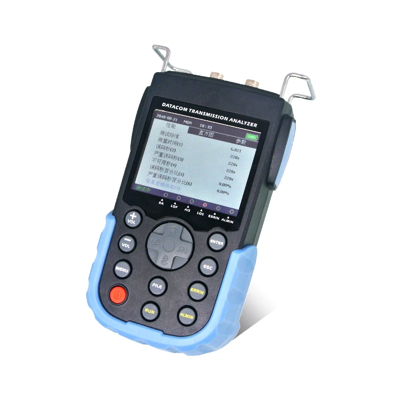 DEB101E 2M E1 BER Tester Datacom Transmission Analyzer Bit Error Rate FTTX ODN Equipment