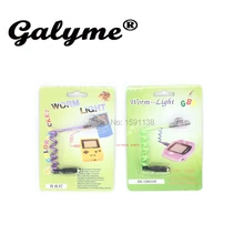 Горячая гибкие для Gameboy цветные GameboyAdvance Червячные светодиоды для освещения лампы для игровой консоли WormLight Boy color Advance