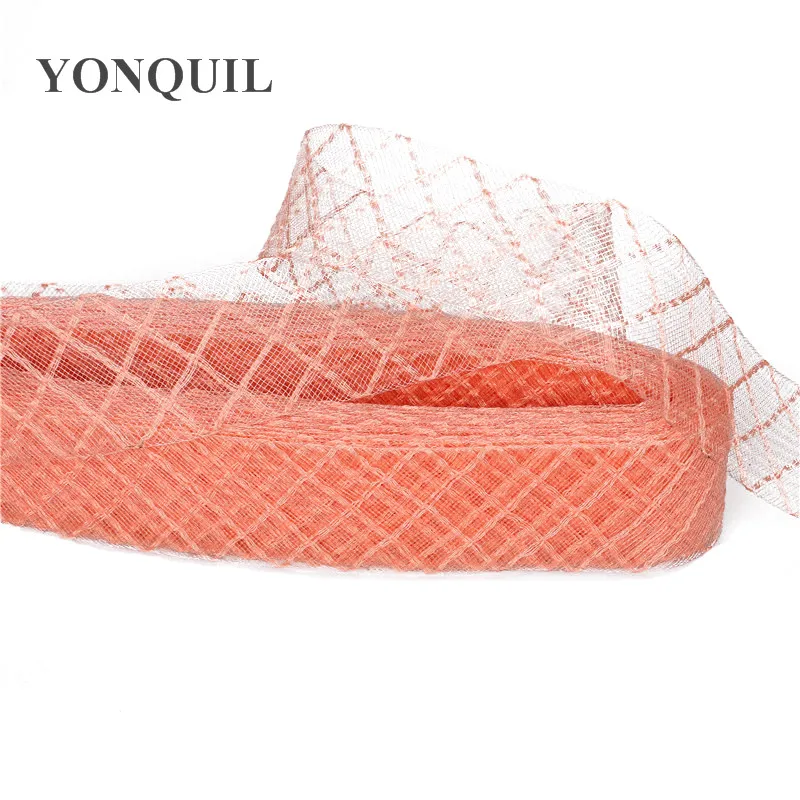 Cores de Largura Material de Náilon Crinoline Crina Malha Flexível Millinery Guarnição Fazer no Chapéu Fascinator 100 Jarda - Lote 12 4.5cm 19 Casamentos e Eventos