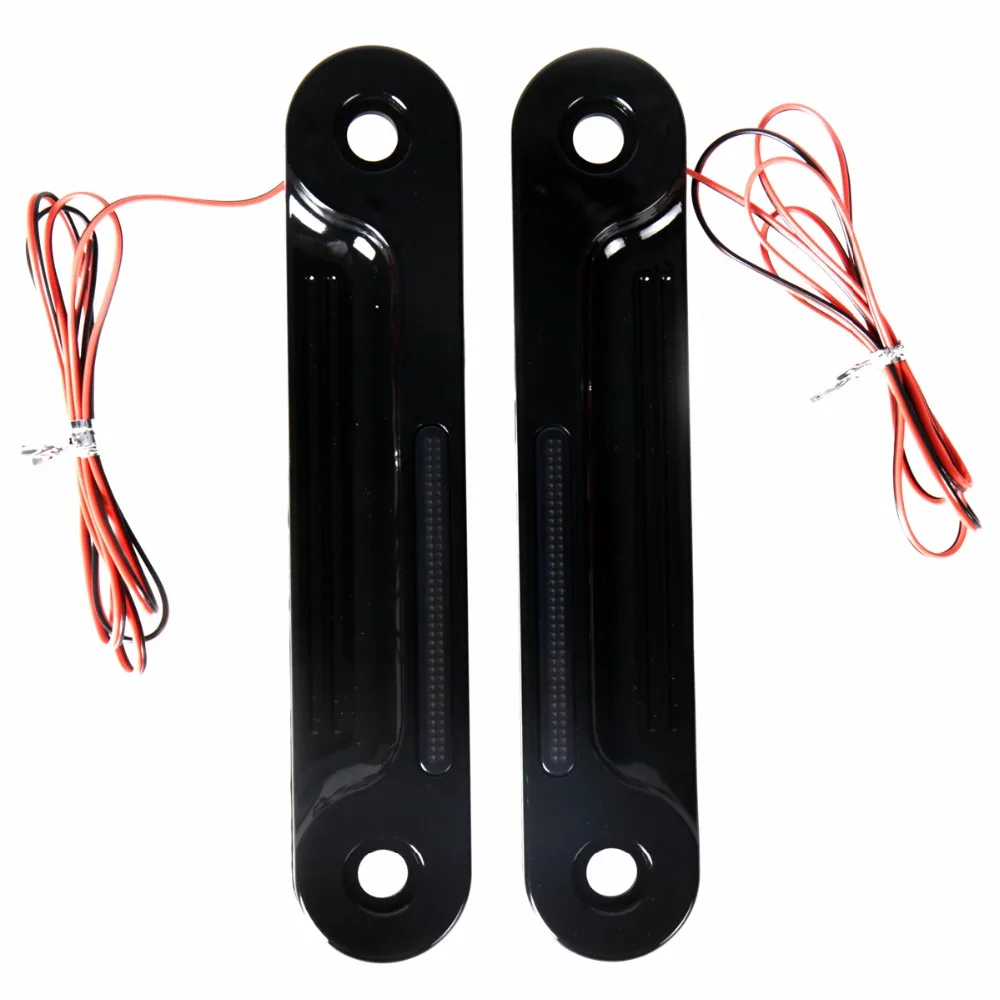  Front LED Flush Fork Turn Signals Brackets For Harley Touring Electra Street Glide FLH/T FLHX FLHR  - 32887258599