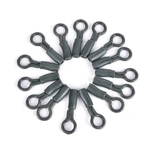 20 комплектов резиновых трубок рыболовные терминальные снасти безопасный свинцовый зажим для ловли карпа рыболовные снасти инструмент Аксессуары оборудование с шпильками хвост