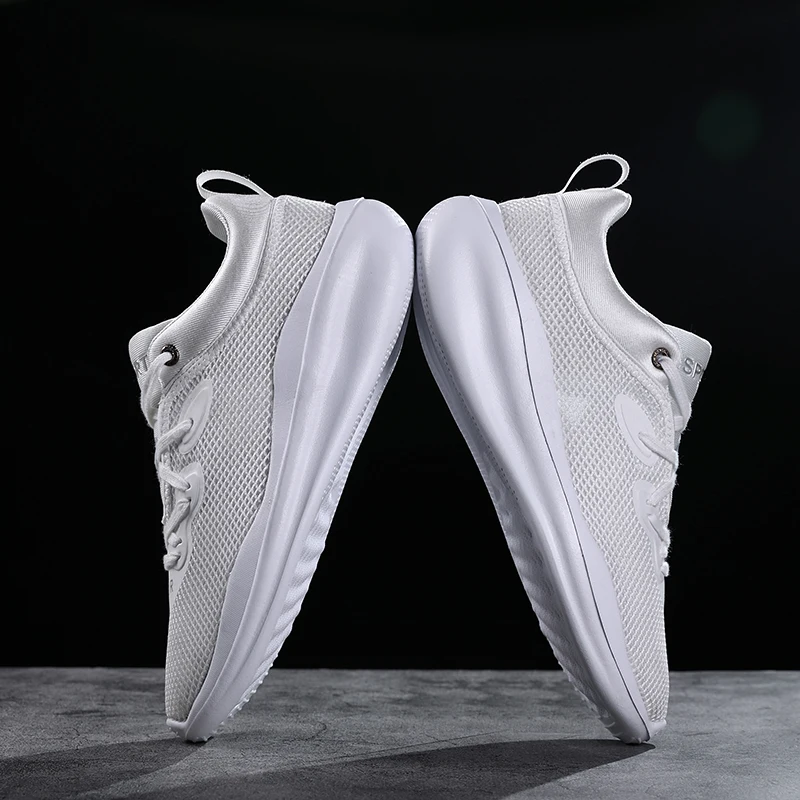 

Breathable Casual Shoes Men Comfortable Walking Shoes Lightweight Sneakers Black Footwear Men Lace Up Shoes Men Big Size 36~47