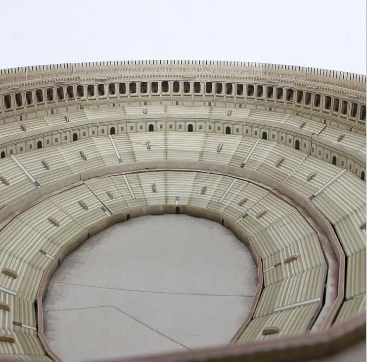 Modellbausatze 3d Puzzle Colosseum Kolosseum Rom Italien Mit Led Beleuchtung Cubic Fun Gamersjo Com