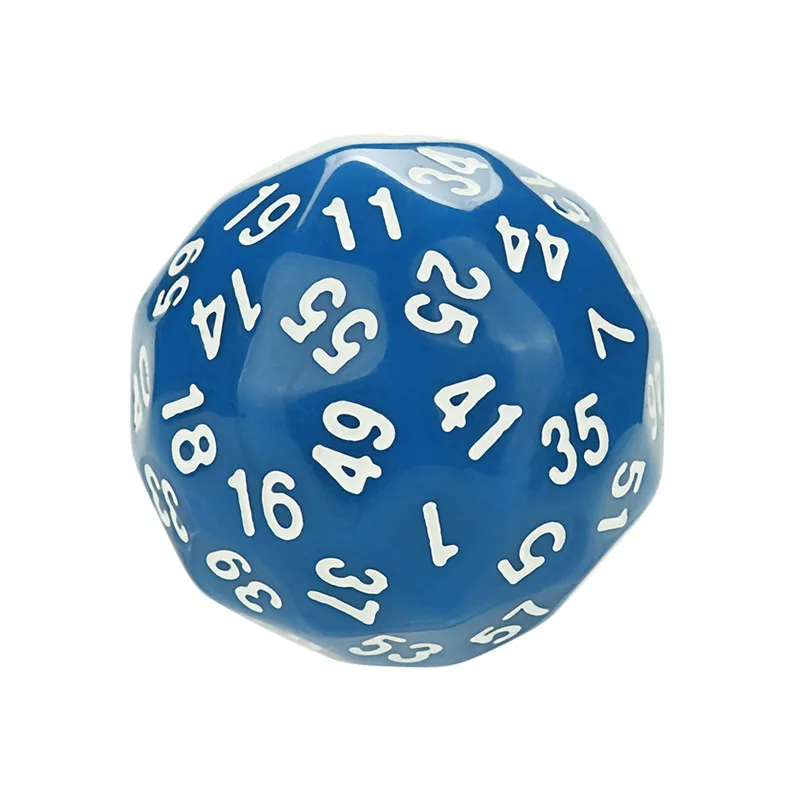 1Pcs 60 face Dice For Game Dungeons & Dragons Polyhedral D60 Multi Sided Acrylic Dice gift for TRPG game lovers #2N23 (7)