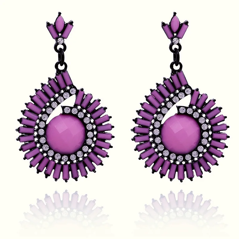 

Vintage Earrings for Women Fashion hyperbole delicate drop Hollow 2018 fashion Earrings & Jewelry Accessories