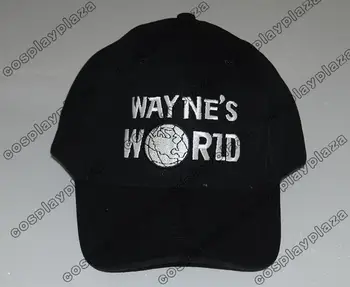 

Black Wayne's World Hat Cosplay Waynes World Baseball Caps Earth Hats Embroidered Trucker Dad Hat Unisex Cap Adjustable