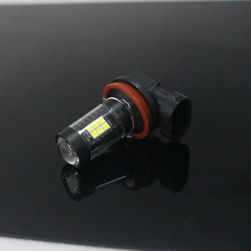 Автомобильный светодиодный DRL головной светильник H8 H9 H11 3030 21SMD туман обновления