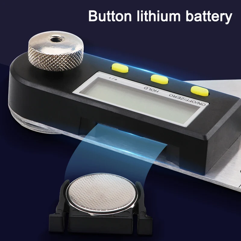  2 In 1 360 Degree Digital Angle Finder Meter Ruler Gauge Protractor for Woodworking Construction TS