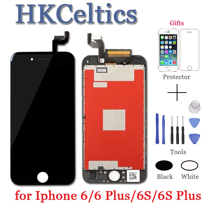 ЖК дисплей класса AAA для iphone 6 сменный сенсорный экран с дигитайзером полный
