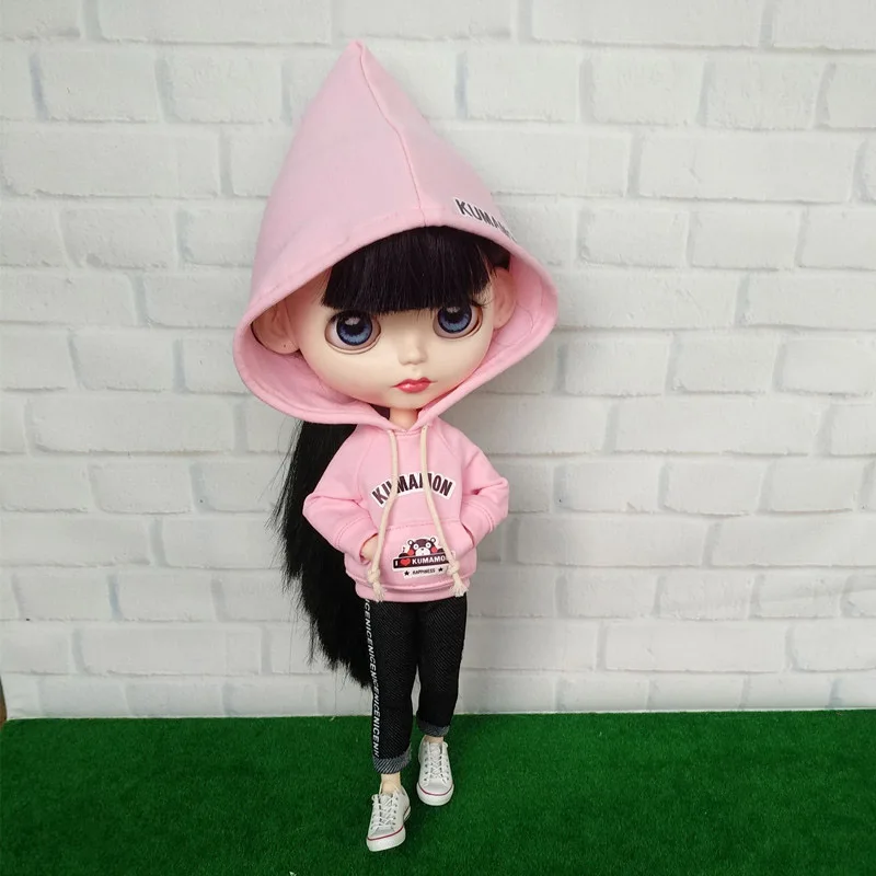 Новинка Одежда для куклы Blyth спортивная шапка с длинным рукавом свитер/брюки Azone