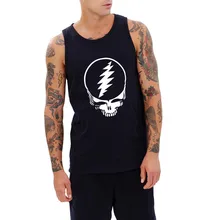 Loo show Grateful Dead украсть ваше уход за кожей лица черная хлопковая классная 80 s майка Для мужчин