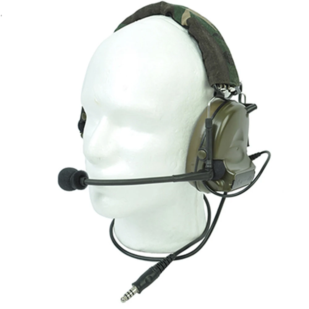 التكتيكية z-التكتيكية ميكروفون ل comtac ii سماعة الضوضاء سماعة في الرياضة العسكرية جودة عالية النغمة أداة
