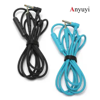 

1.3m 2.5 mm to 3.5 mm Audio Cable Extension Wire Cord with Mic Quiet Comfort QC25 Headphone For BOSEs,no bandage