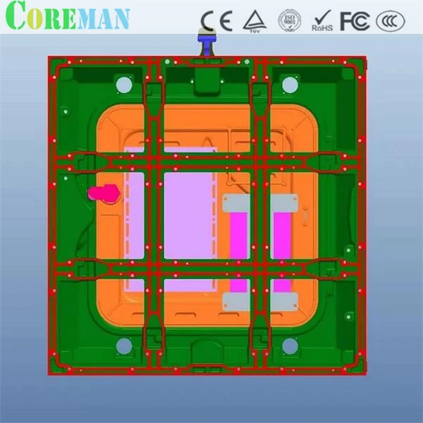 Wifi светодиодный дисплей P2.5 smd2121 RGB шкаф 192x192dots кейс для автомобилей