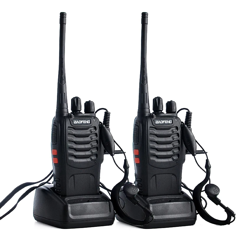 2 шт. Baofeng BF-888S Walkie Talkie радиостанция UHF 400-470 мГц 16CH 888 S CB радио BF 888S портативный трансивер 2 рации baofeng 888 рация для охоты радиостанция