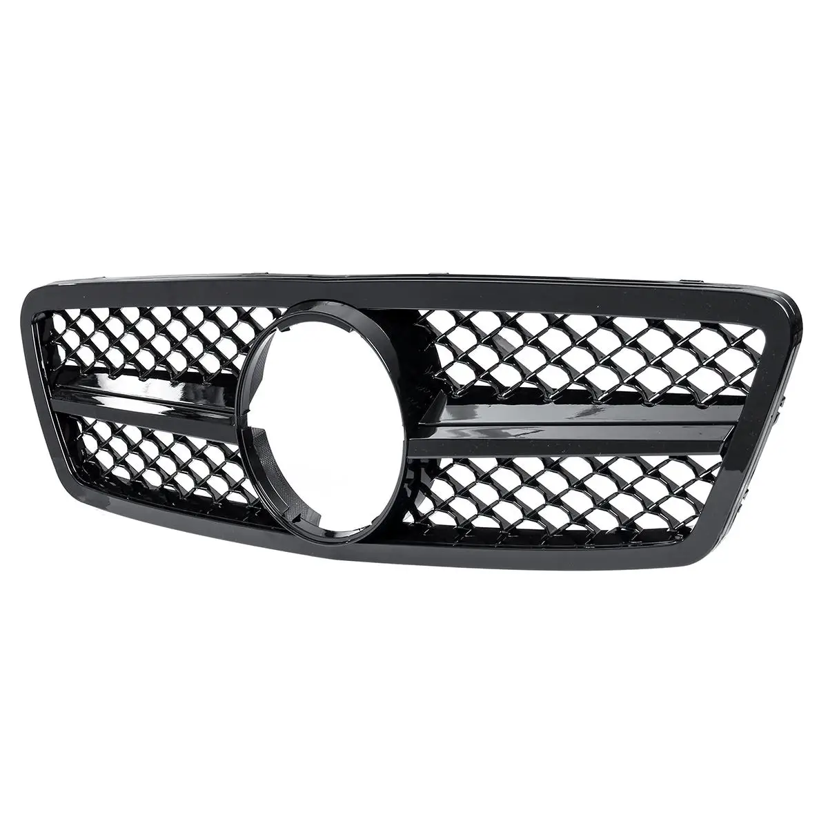 Chrome/Black Car Auto Front Grille Grill For Mercedes For Benz C-Class W203 S203 C280 C320 C240 C200 2001-2007 For AMG Style