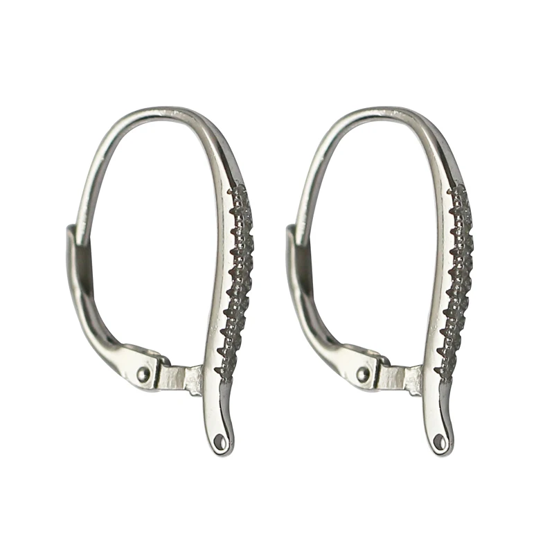 

Beadsnice 925 sterling silver leverbacks component french earring hook jewelry making for her ID36587