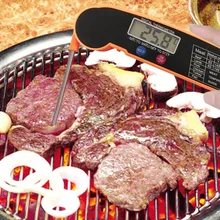 Smart Electronic Thermometer For Food Meat Large Digital Screen Foldable Probe Kitchen Supplies Cooking Dining BBQ Tools DT-10
