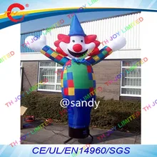 Воздуха до двери, 3 м/10FT рекламы неба танцор клоун/Happy характер надувные воздушные танцовщицы