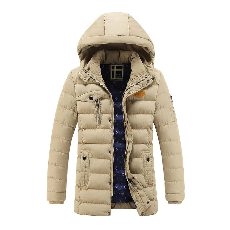 Slim new winter 2016 men’s fashion zipper hooded thick warm men’s casual cotton solid color waist coat WZ273