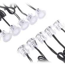 Deck-Lights Garden Underground Waterproof Outdoor 32mm Pathway-Decor LED 10PCS 6W 