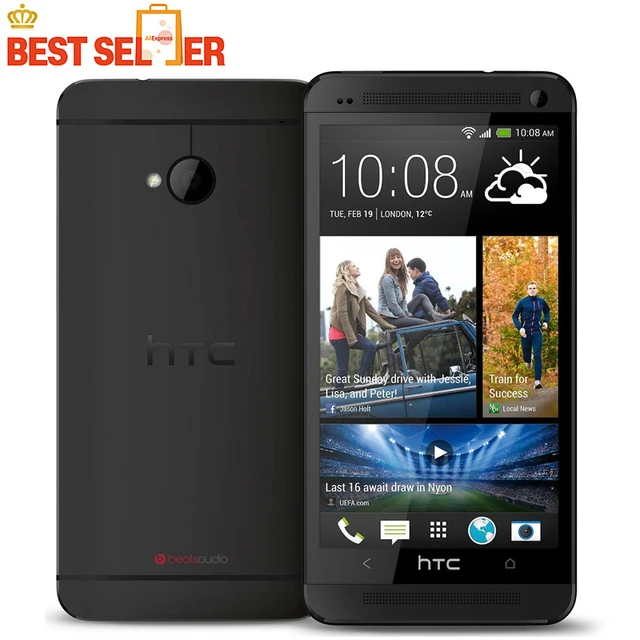 Разблокированный оригинальный htc M7 4G смартфонов htc один M7 801e 32 Гб Встроенная память htc чувство пользовательского интерфейса 5,0 Android 4 ядра сенсорных экранов мобильных телефонов