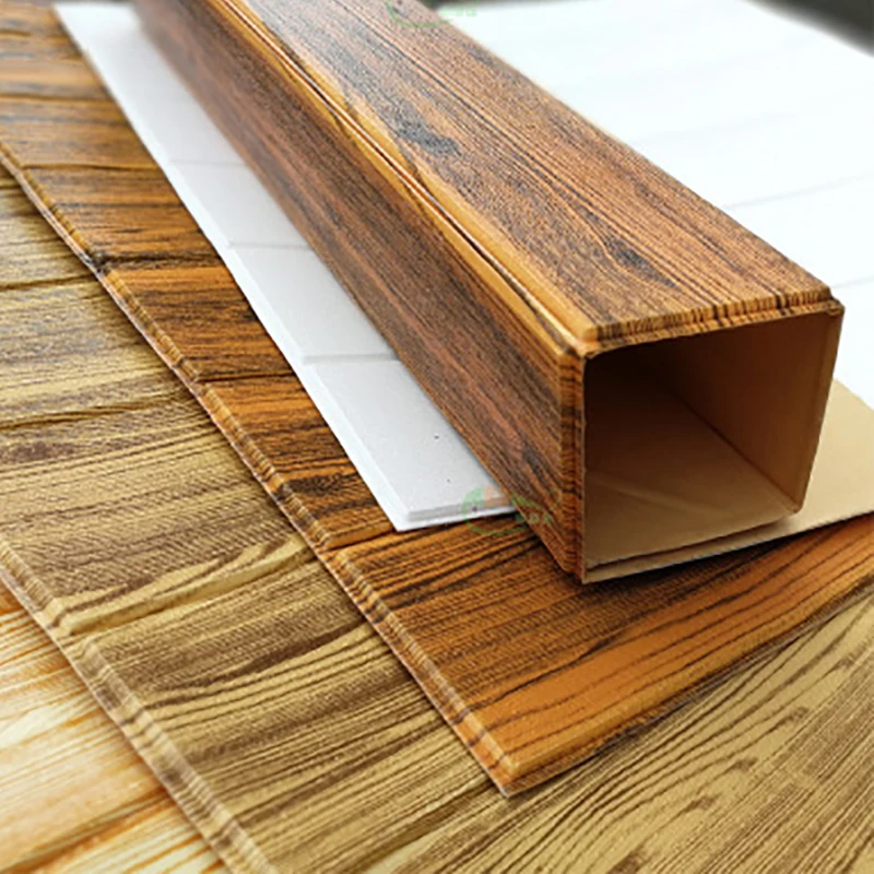 3D Wood Grain Wall Tiling Pattern Waterproof Self-adhesive Wallpaper Room Home Decoration Children Bedroom Living Room Stickers 3D Wood Grain Wall Tiling Pattern Waterproof Self-adhesive Wallpaper Room Home Decoration Children Bedroom Living Room Stickers