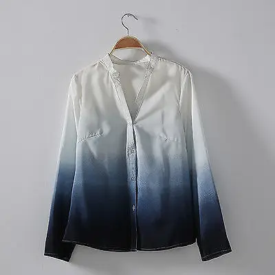 Женская блузка шифоновая с длинным рукавом|shirt top|loose shirtwomen blouses |