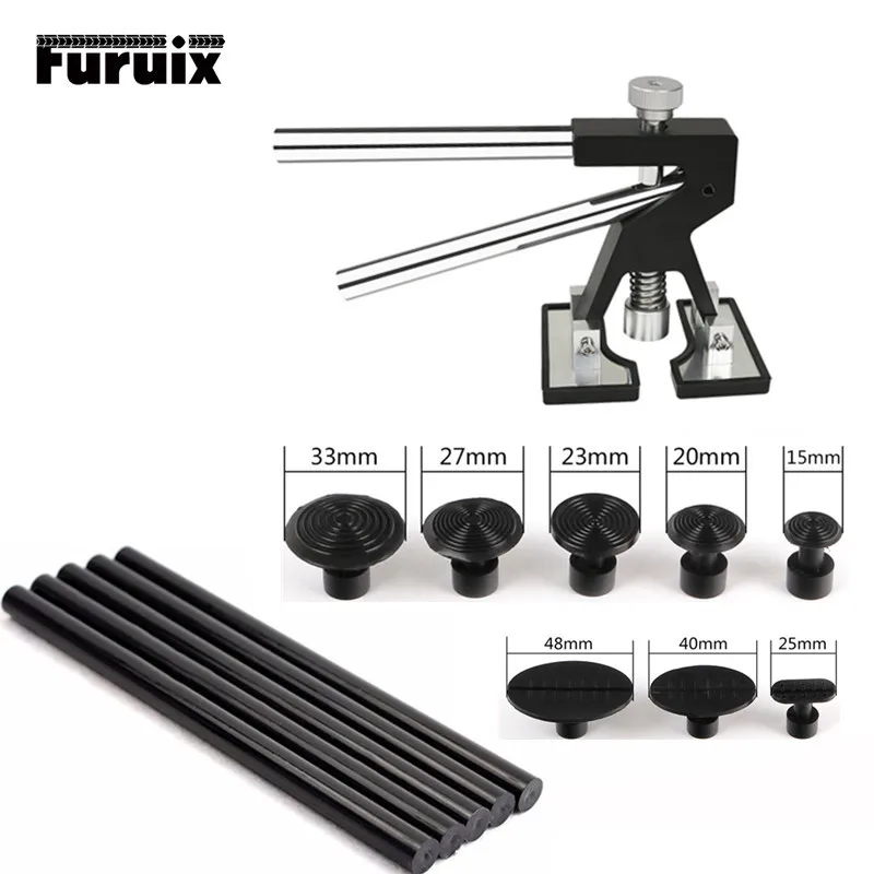 

PDR tools Professional Auto Body Car Paintless Dent Repair Puller with 10 Tabs Glue Stick removing dents Tools Kit Hand Tool Set