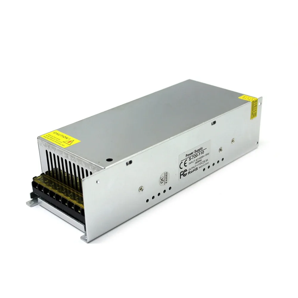 Трансформатор 220 В AC к DC 110 6.5A 720 Вт Импульсные блоки питания Драйвер для CNC машина "сделай сам" светодиодный дисплей SMPS поставщик фабрики
