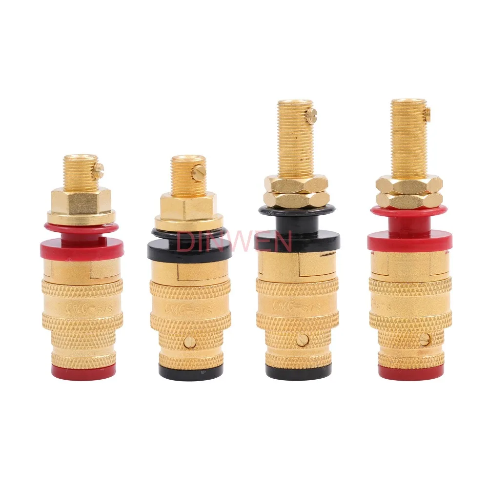 CMC 878M-SE 878L-SE High End OFC латунный динамик AMP Binding Post женский банановый разъем позолоченный Hifi аудио DIY