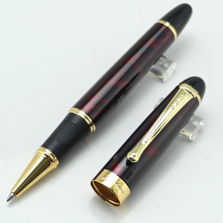 JINHAO X450 высокое качество 23 Цвета Роскошные офисные школьные канцелярские принадлежности Материал Поставки Ручка-роллер металлический позолоченный зажим - Цвет: 10